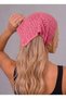 Women's 100% Cotton 4-Season Sweat-Resistant Beach-Friendly Perforated Knit Daily Hair Bandana - 2