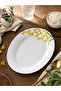 LaOpala Golden Fall Oval Rice Plate – 320mm 3pcs set