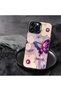 حافظة هاتف متوافقة مع iPhone 17 مصنوعة من السيليكون بحافة صلبة وخلفية صلبة بنمط الفراشة - 6
