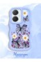 Vivo Y27 Compatible Case Camera Protector Blue Silicone Couple Phone Case Butterfly Pattern - 2