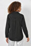 Women's Striped Black Shirt - 4