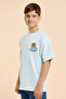 Printed T-Shirt with Crew Neck and Short Sleeves - 3