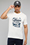 Printed T-Shirt with Crew Neck and Short Sleeves