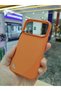 iPhone 17 Pro Carbon Soft Material Inner Carbon Silicone Orange Cover - 4