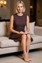 Women's Sleeveless Crew Neck Mini Skater Dress Embroidered Woven Lined Relaxed Fit Casual Modern Stylish - 3
