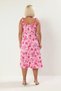 Women's Plus Size Zebra Pattern Strappy a Line Midi Knitted Dress Sweetheart Neck Sleeveless Daily Casual Modern - 5