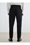 Black Regular Fit Men's Pleated Trousers - 4