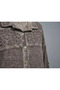 Women's Mink 100% Cotton Scallop Embroidered Relaxed Fit Stonewashed Shirt - 4