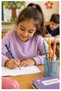 Jumbo Pencil 4 Pieces Silka 1511 Butterfly Jumbo Thick Pencil Hb Easy Grip Graded Pencil Lead - 3