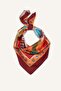 Women's Satin Blue Scarf H1969Ax26Sm