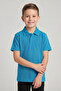Unisex Kids' Turquoise Lacoste Polo Collar Short Sleeve School T-Shirt