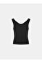 32940 V-Neck Top-Black - 6