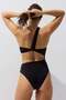 Padded-cup one-shoulder swimsuit - 4