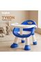 Booster Seat for Baby with Feeding Tray, Portable Baby Feeding & Dining Seat for Toddlers (Blue) - 6