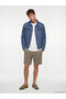 Nevavm Farkıyla Relax Fit Men's Jean Shorts