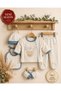 Seasonal Newborn Baby Boy Hospital Discharge Bodysuit Set Cotton 5-Piece Bodysuit Set (0-3 Months) - 2
