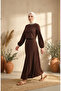 Double Suit with Double Fabric Skirt 5721-03 Brown - 3