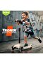 Tronix Skate Scooter for Kids with LED PU Wheels, 3 Wheel Kick Scooter (Beige) - 2