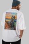 For the Love of Cats 23 Cats Printed White Oversize T-Shirt 100% Cotton Unisex Cat Lover Premium Design - 7