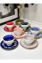 Luxury 6-Person Porcelain Turkish Coffee Cup