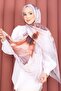 Rose Pattern Shawl Series Beige - 2
