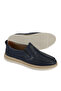 , Men's Genuine Leather Casual Shoes 161423Z352 Navy Blue - 4