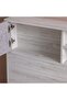 Kentorp 180X200 King Bed + 1 Nightstand + Dresser/Mirror & Stool - Light Oak/Cement - 4