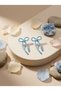 Luna Ribbon - Korean Style Bow Earrings - Colorful Dangle Earrings for Women - 3
