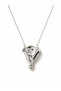 Dried Flower Insertable Bouquet Necklace – Silver Color Unisex Necklace - 3
