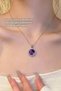Ring Design with Shiny Stone Embellishments Natural Stone Necklaces Amethyst Pink Quartz Carnelian Yellow Agate Aventurine - 3