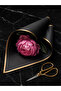 Black Floral Packaging with Gold Stripes, Set of 4 Matte Bouquet Wrapping Paper, Premium Design - 3