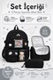 Korean Model 3-Piece Elementary School Bag Set for Girls, Backpack + Lunch Bag + Pen Holder - 7