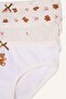100% Cotton Heart Patterned Ribbed 3-Piece Slip Panties for Girls G8660A826Sp - 4