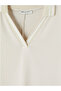 New Season Beige Polo Neck Soft Touch Women's Undershirt - 2