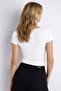 Women's Lace Detailed V-Neck Short Sleeve Blouse - 2