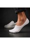 Men's Silicone Bamboo Ballerina Socks White 6-Pack - 4