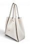 White, Soft Textured, Casual, Puppy-Style, Large Volume, Shopper, Women's Shoulder Bag - 4