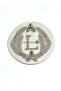 Silver Embroidered Blazer Coat Badge / Coat Badge / 5.5 cm / White