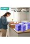 10 Pack Nappy Bin Refill Bags, Baby Waste Disposal Diaper Bag, Universal Nappy Bags, Smellproof Nappy Bin Liner Pails Disposal Systems, Compatible with Genie, Tommee Tippee Twist & Click, Simplee - 4
