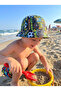 Bucket Hat for Children Aged 3-6 - Quick-Drying Summer Hat with Football and Sailor Patterns (Size 50 cm) - 4