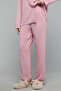 Solid Lapel Collar Pyjama Set - 6