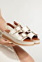 Smh 319 Double Buckle Adjustable High-Sole Sandals - 4
