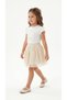Girl's Rose Bouquet Embroidered Tulle Skirt 2-Piece Set 2-5 Years Old - 4