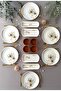 Nevruz Model Embossed 6-Person 14-Piece Modern Breakfast Set (with Sauce Bowl) - 4