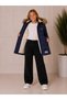 Girls' Fur-Lined Hooded Inflatable Coat Winter Plush Lined Long Coat Water Repellent 7-14 Years Old - 4