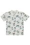 Palm Tree Printed T-Shirt for Ages 10-13 - Off-White