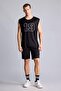 Quick-Drying Boxy Fit Crew Neck Sportsman Black Undershirt H2915Ax26Sm - 2