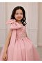 Children's Dress with Circular Shoulder Bow