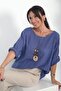 Women's Italian Coton Oversize Blouse