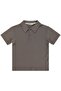 Polo Collar Camisole T-Shirt for 6-9 Years - Brown